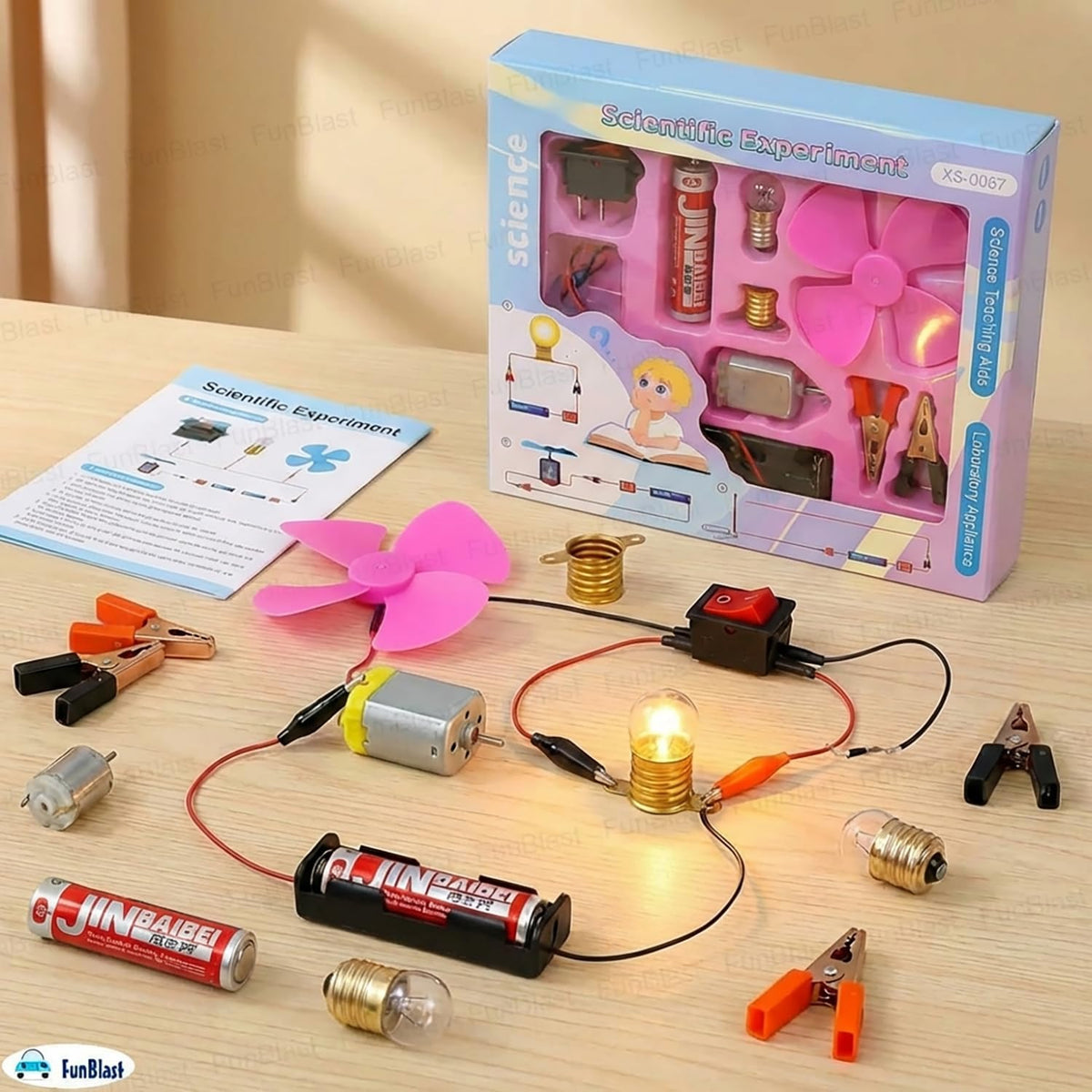 FunBlast Science Experiment Kit – Science Kit for Kids, STEM Learning Kit, DIY Science Kit for Students & School Proj...