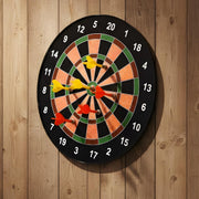 Kids Mandi® Magnetic Dart Board Set - 13 Inch Wide with 6 Magnetic Darts | Safe Dartboard Target Board Game Set | Sco...