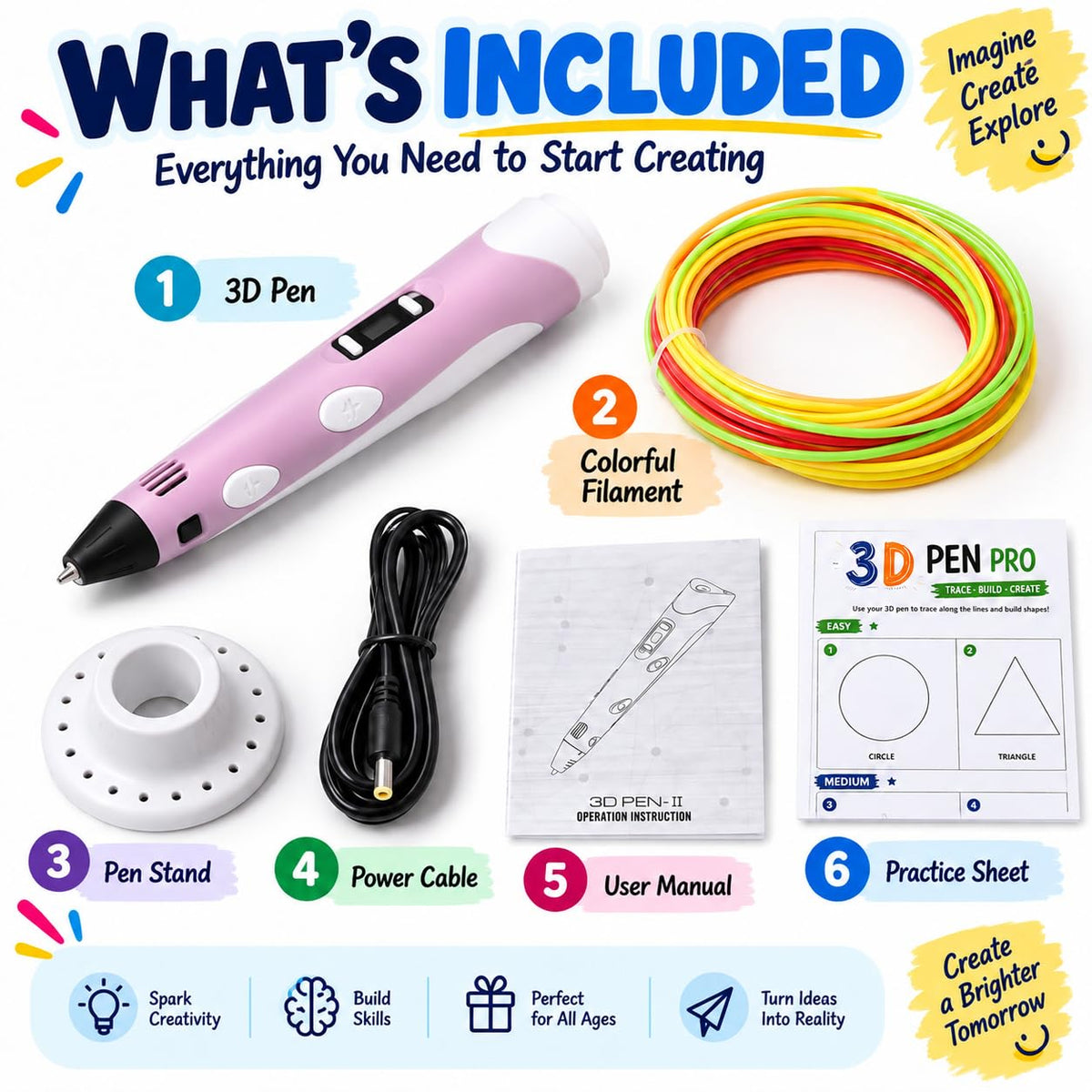 3D Pen for Kids & Adults