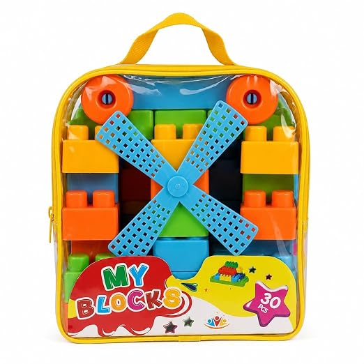 Colourful Building Blocks Set (30Pcs)