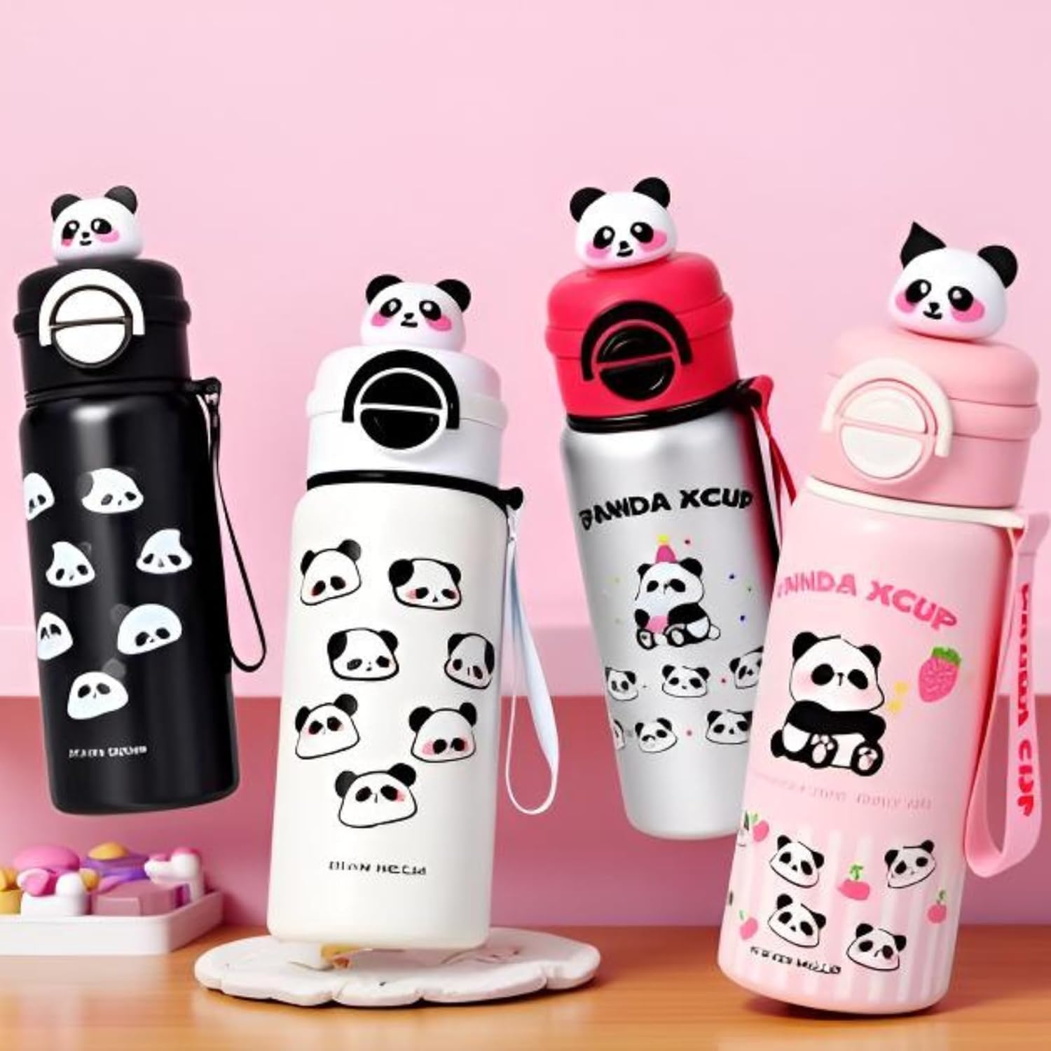 Cute Panda Insulated Bottle