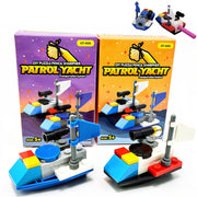 Pack of 2 KiddiBox DIY Puzzle Pencil Sharpener Patrol Yacht, Building Block Toy with Standard Sharpener, Multicolour ...