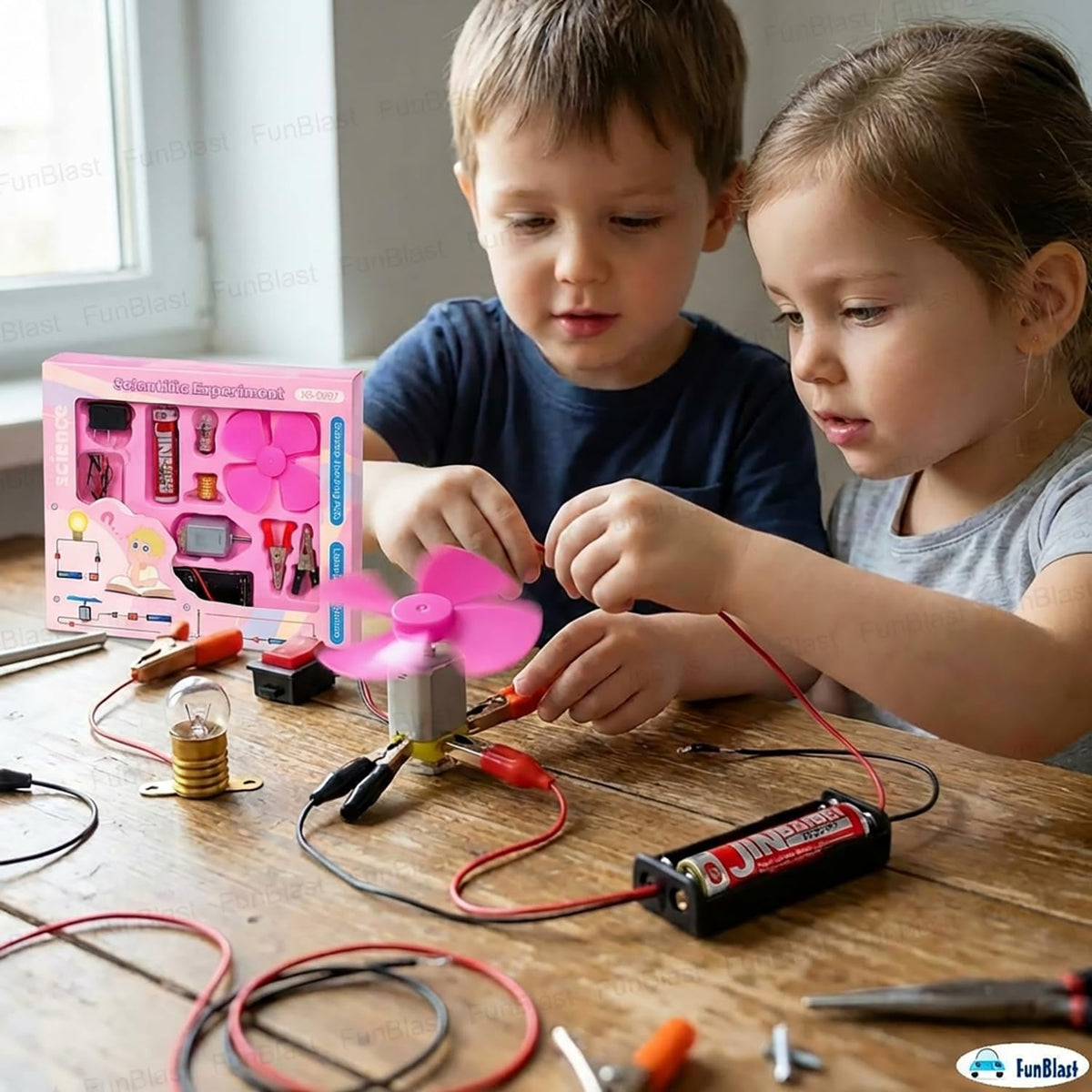 FunBlast Science Experiment Kit – Science Kit for Kids, STEM Learning Kit, DIY Science Kit for Students & School Proj...