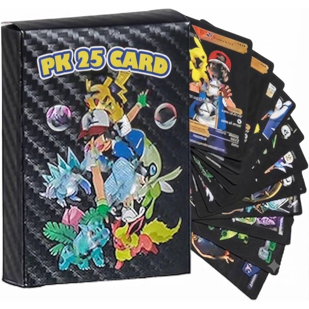 Pokémon Trading Card Game Foil Cards Pack Battle TradingCards for Kids & Collectors Set of 55 Rare VMAX GX VSTAR Trad...