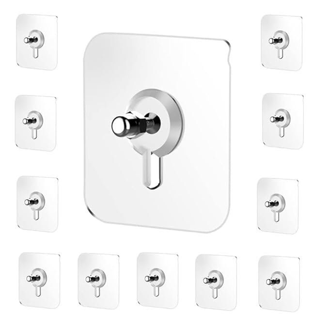 Adhesive Screw Hooks - Set of 5