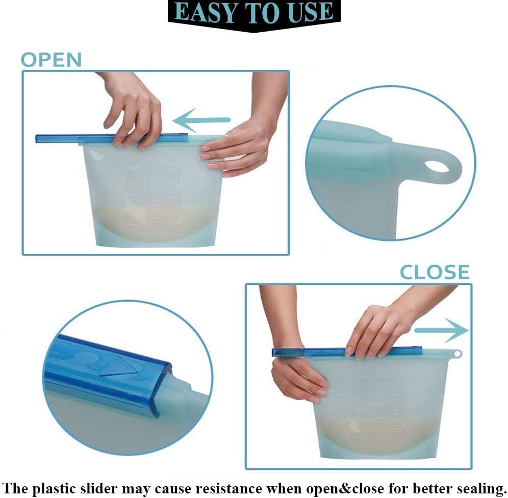 1000 ml Silicone Food Storage Bag (1pc)