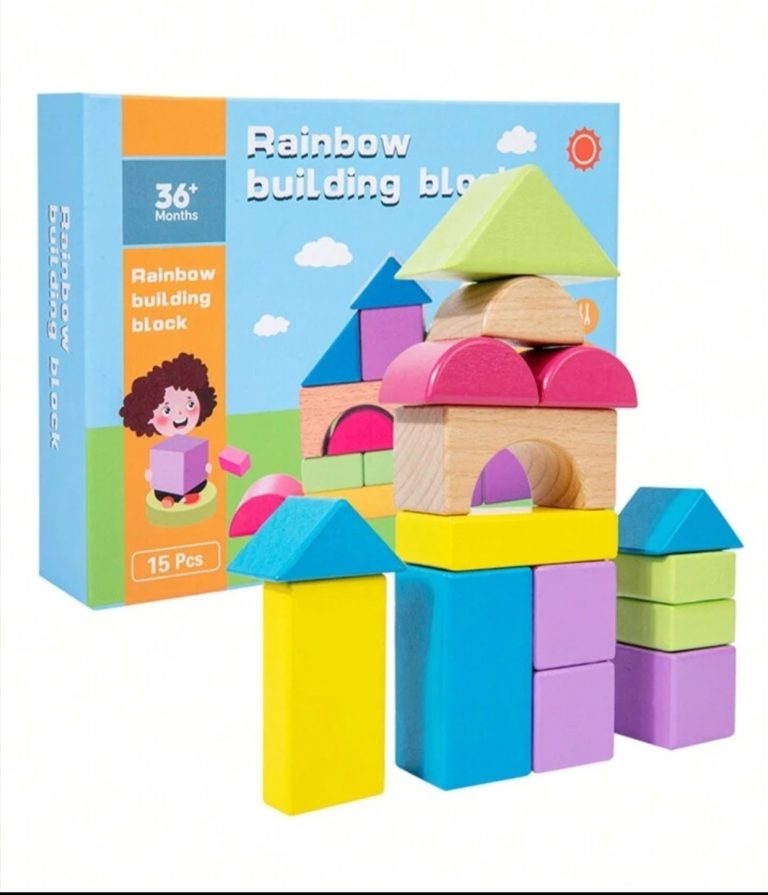 Building blocks with pattern cards - 15 PCS