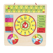 CALENDER CLOCK Multifunctional Learning Board