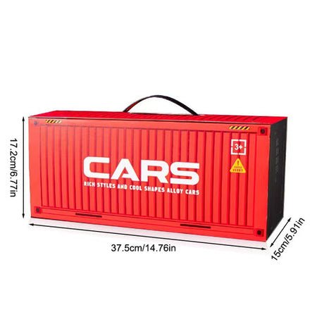 48pc Pull-Back Mini Racing Cars with Container