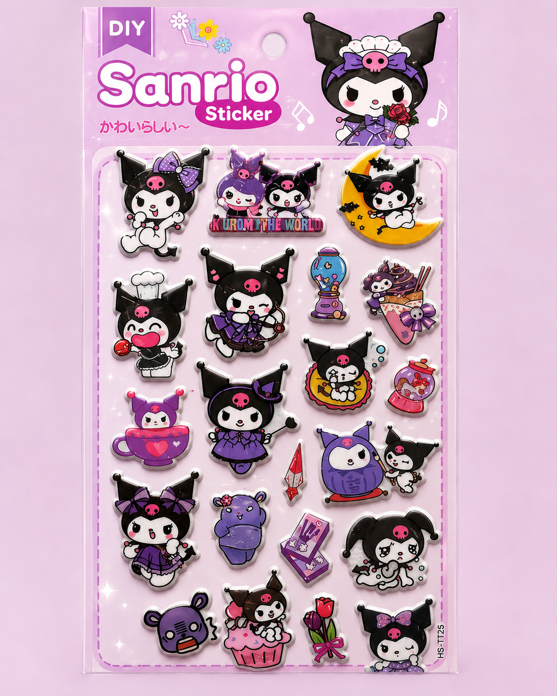 3D Cartoon Stickers set of any 2