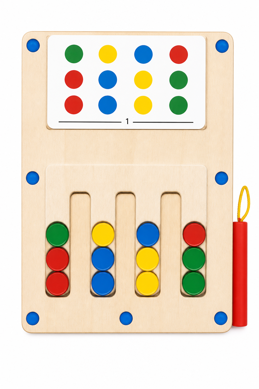 Magnetic Four color game