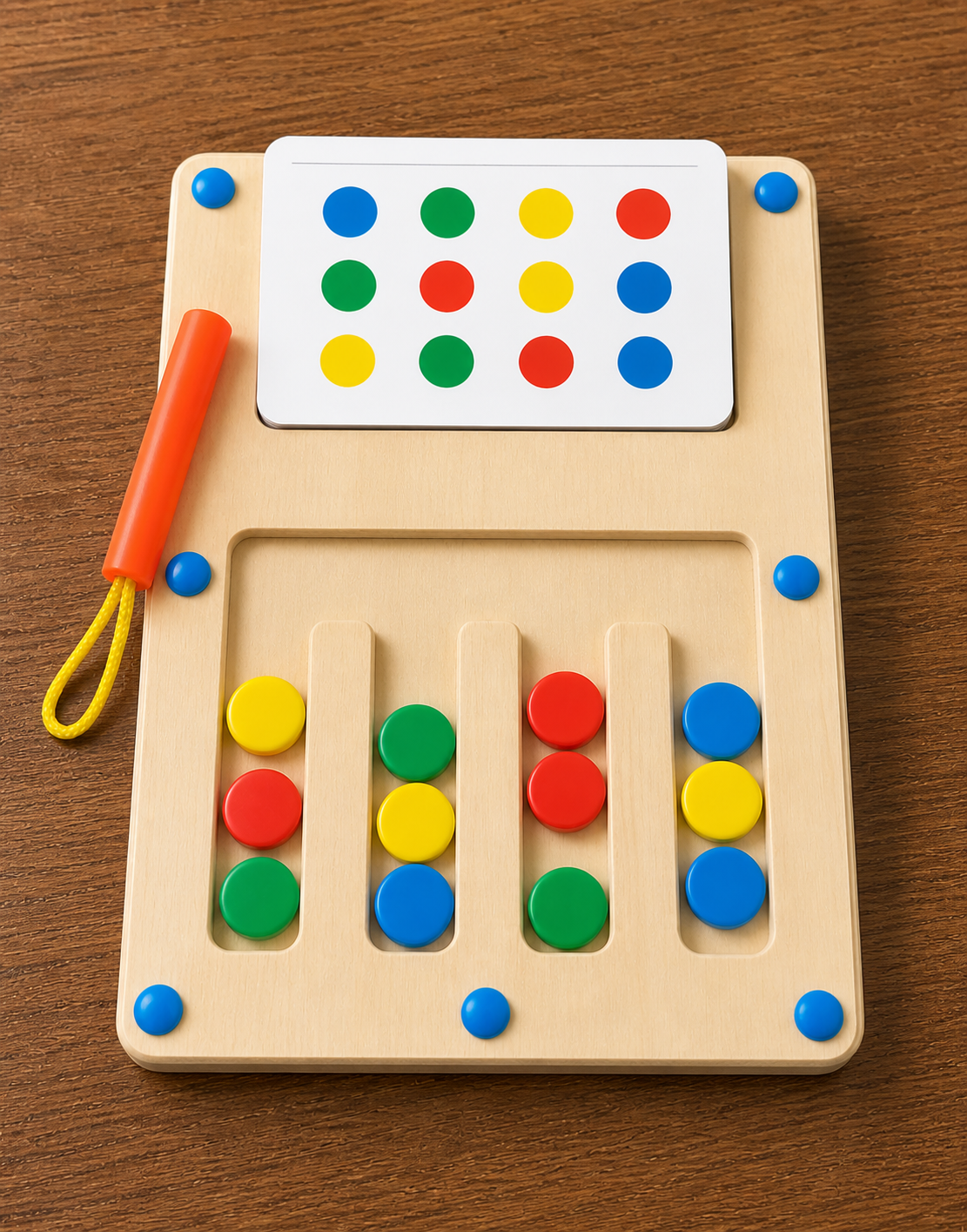 Magnetic Four color game