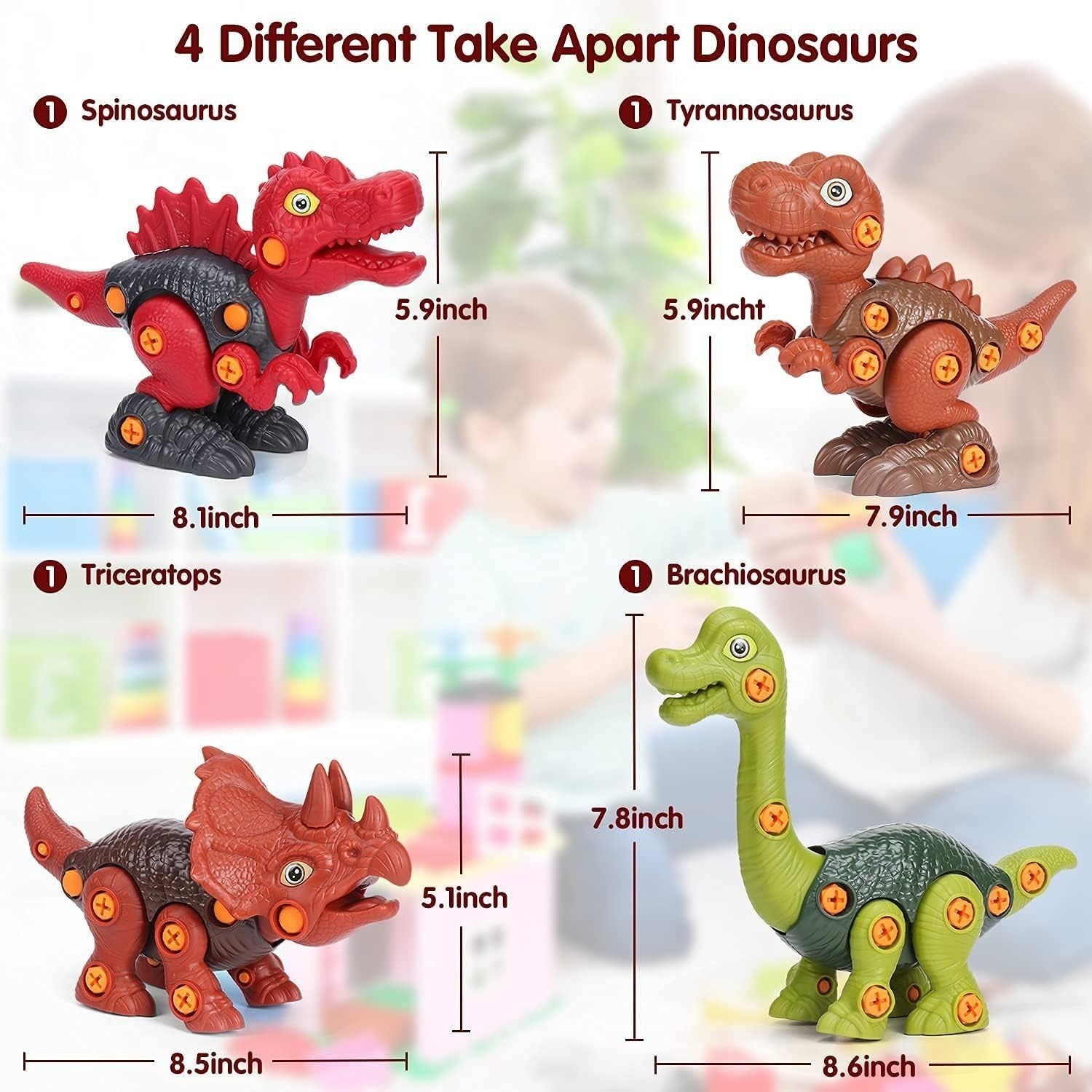 DIY Dino (4 pcs)