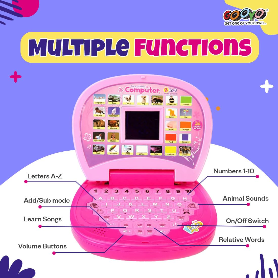 Educational Learning Laptop Toy