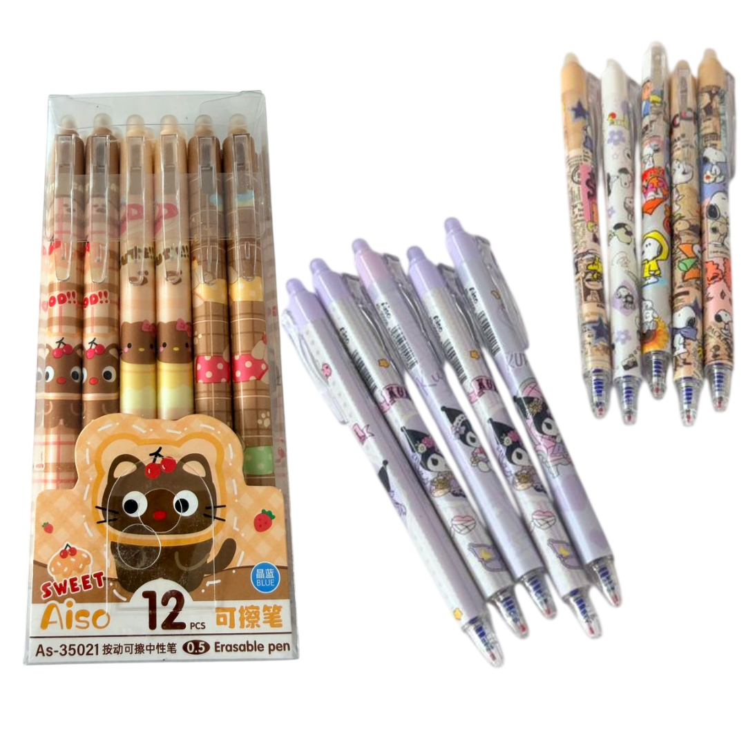 Cartoonistic Erasable Pen (1pc)