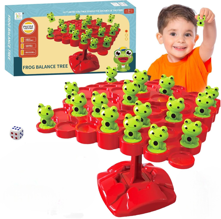 Frog Balance Tree Toy
