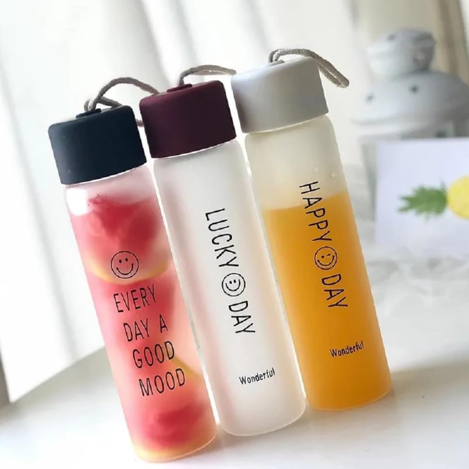 Frosted Glass Bottle (1pc) - 350ML
