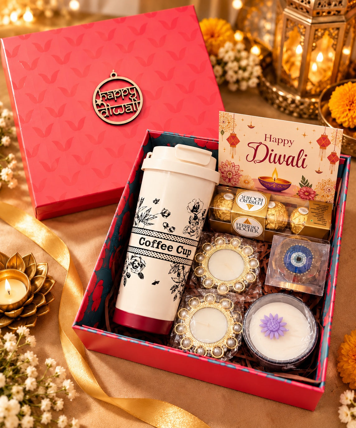 GG Luxe Gourmet Hamper 6 – Coffee, Candle & Festive Gift Hamper (GGLGH6)