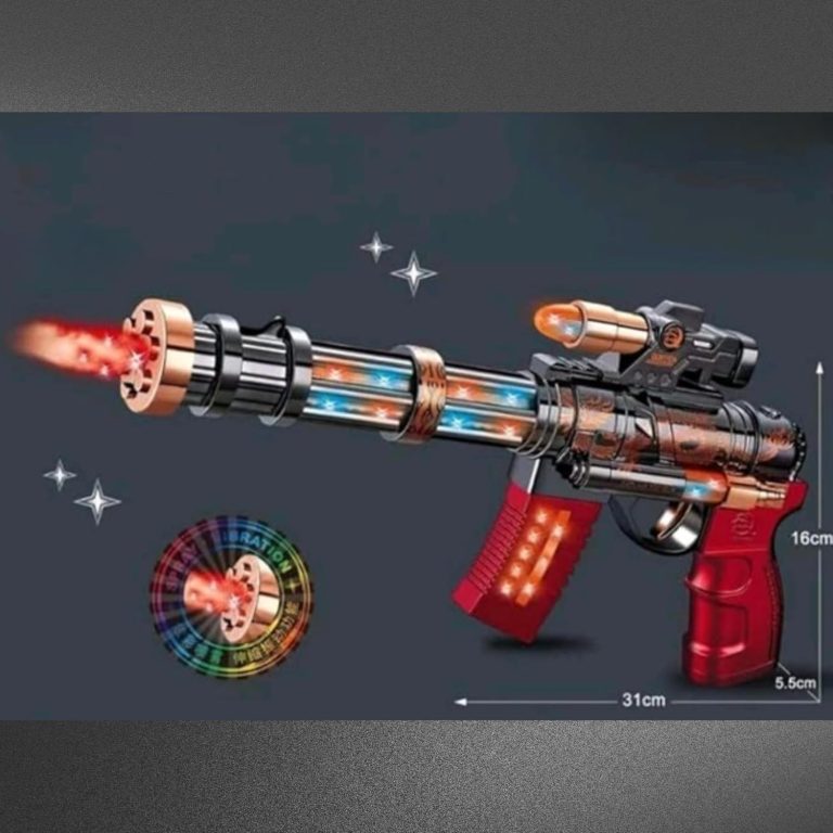 Gun with Light and Sound Effects - Smoke/Mist