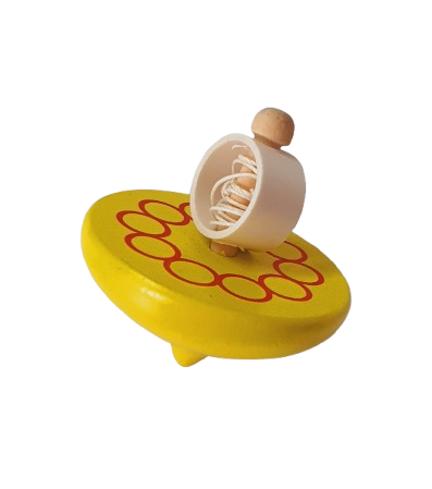 Handcrafted Wooden Spin Top (1pc)