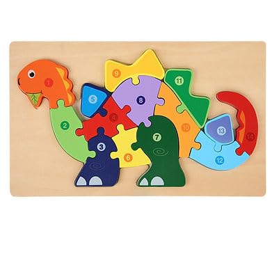 Jigsaw puzzle with number - Big