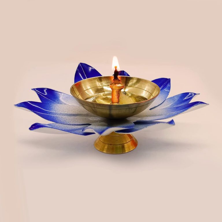 Lotus Brass Diya