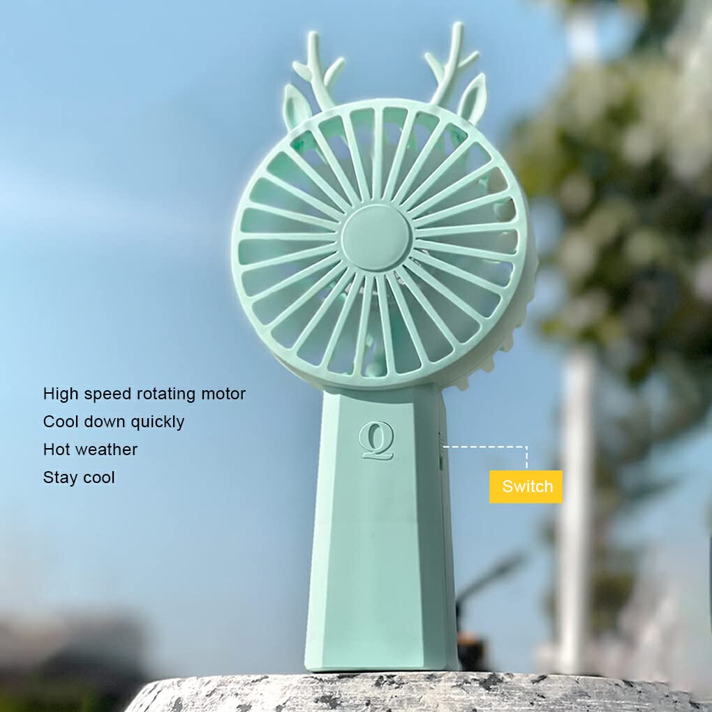 Blowing Bubbles Mini Portable USB Hand Fan