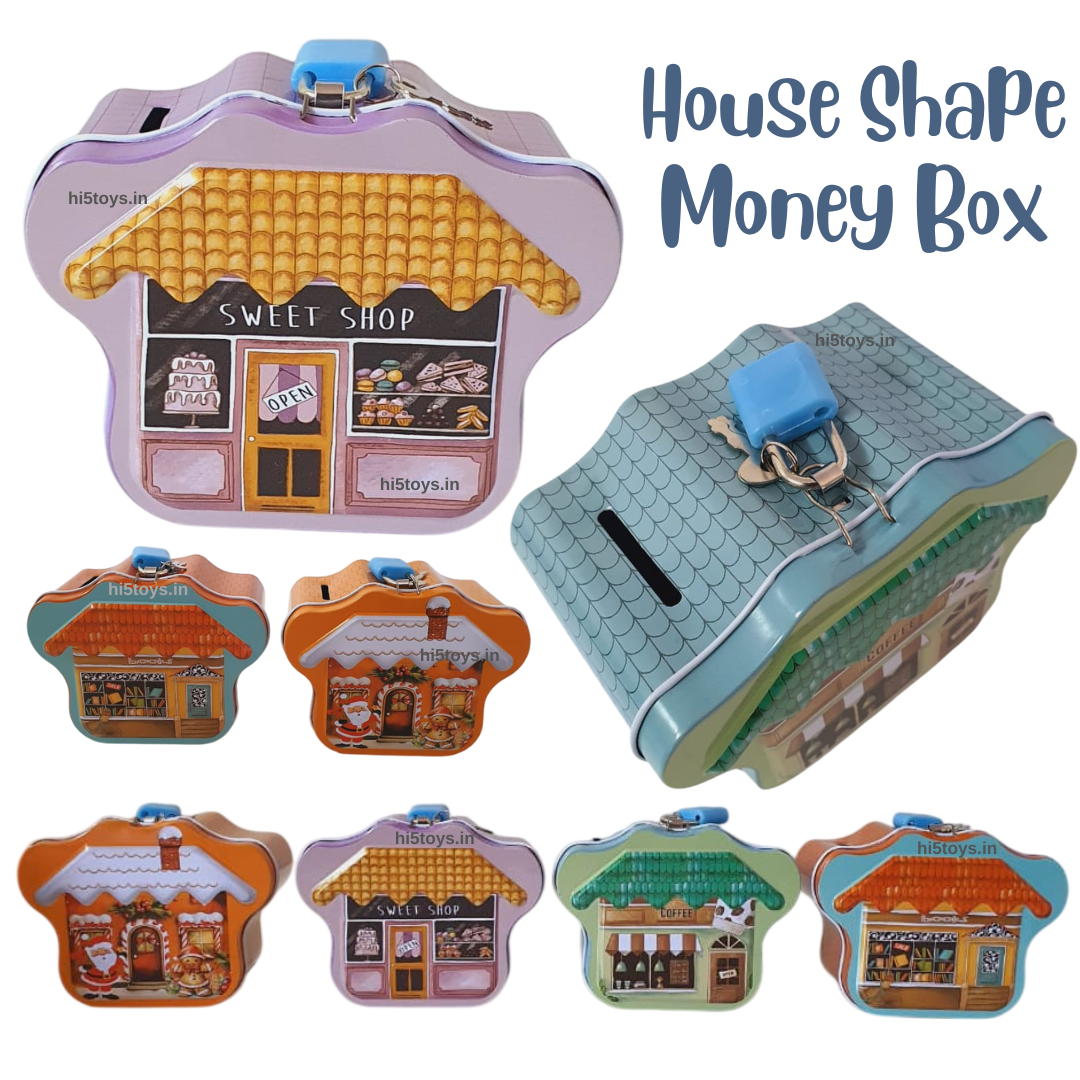 House Shape Money Box (1pc)