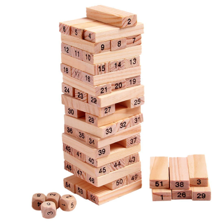 Number jenga big