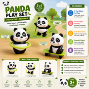 Panda Play Set – 3-in-1 Kids Activity Toy