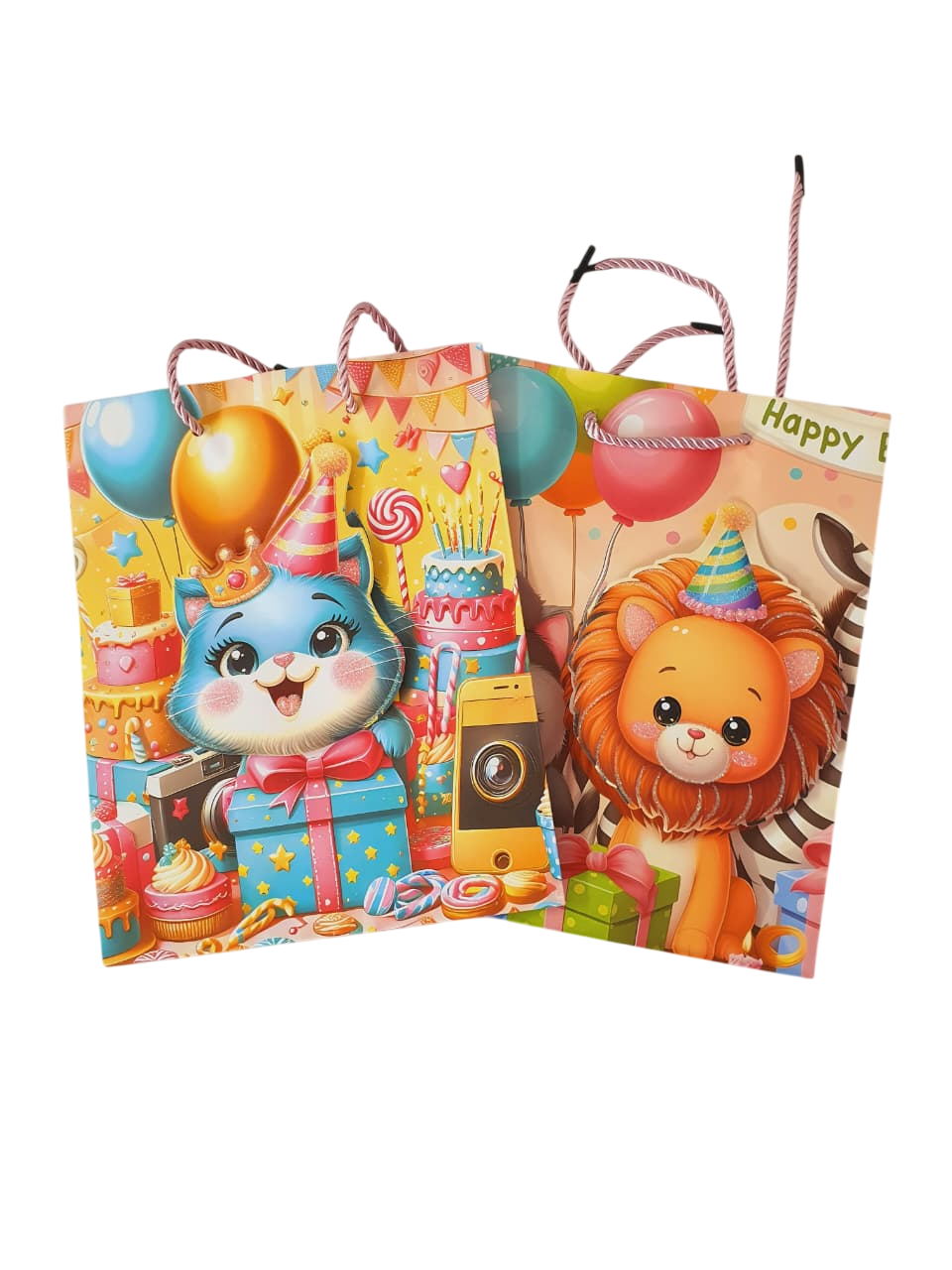 Paper gift bags- Animal theme (Small)-1pc