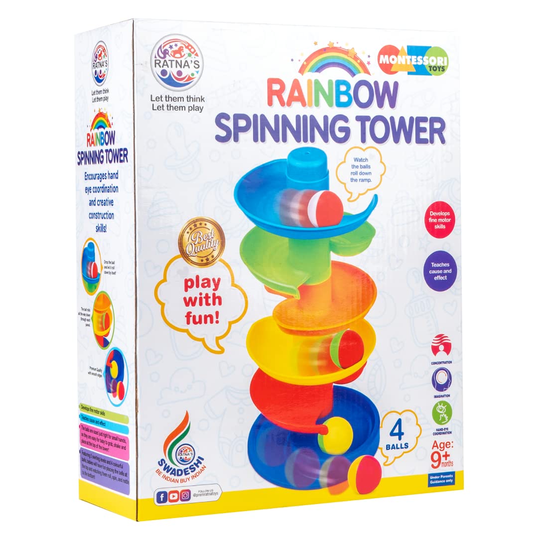 Rainbow Spinnig Tower Ball