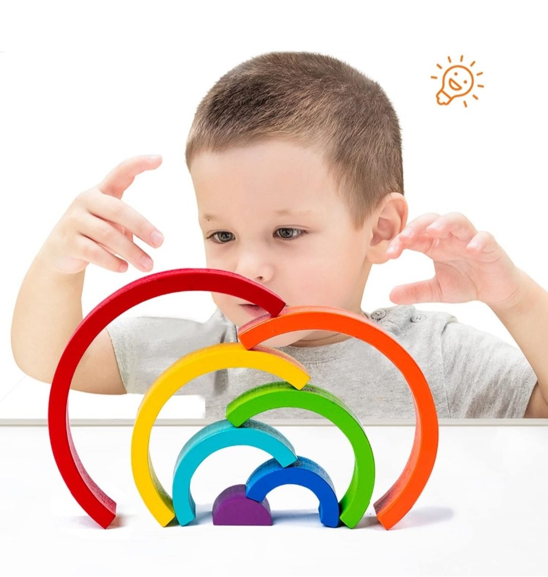 Rainbow stacker