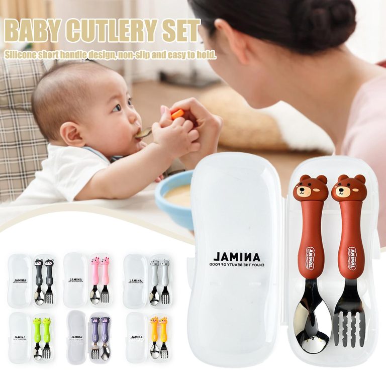 Spoon and fork with box