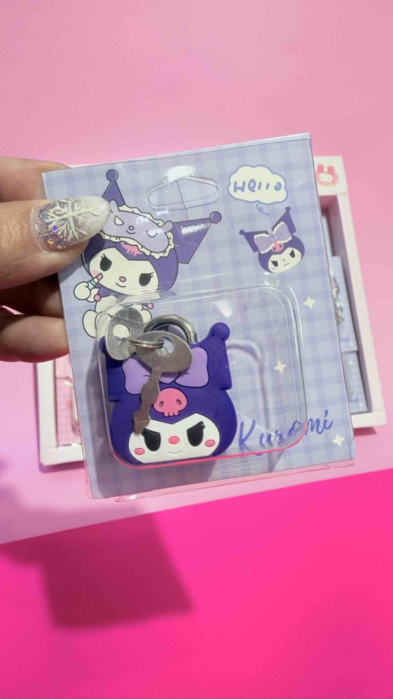 Stationery Lock - Kuromi design