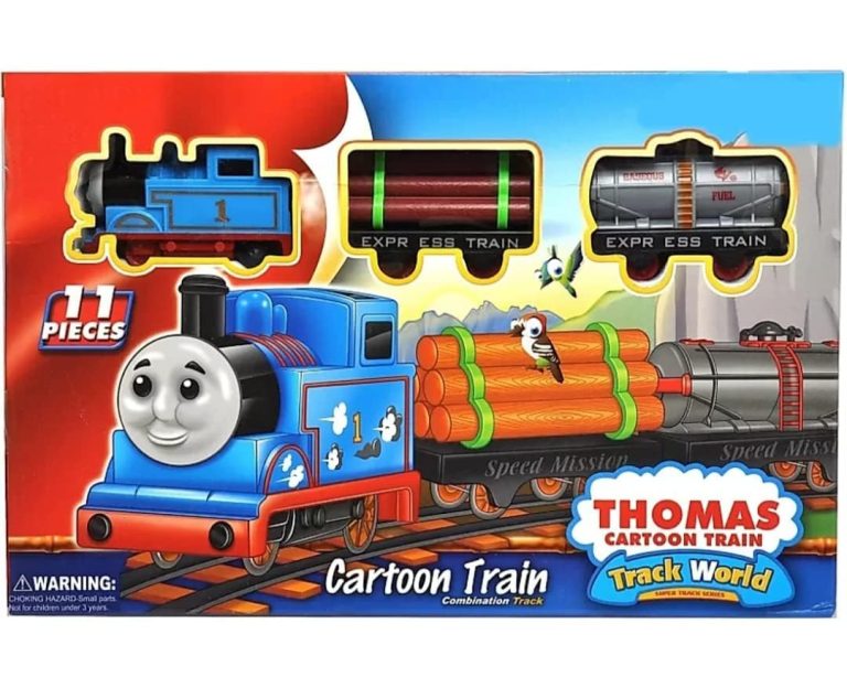 Thomas Cartoon Train Toy Set with Track