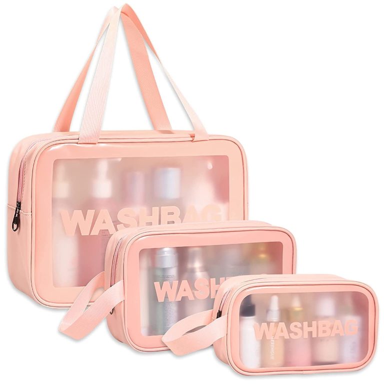 Transparent Travel Wash Bag (3PCS)