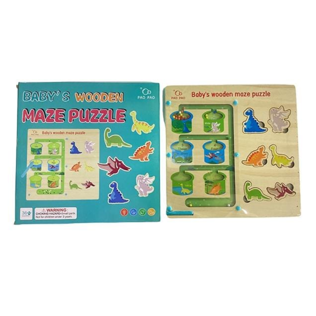 Wooden Maze Puzzle