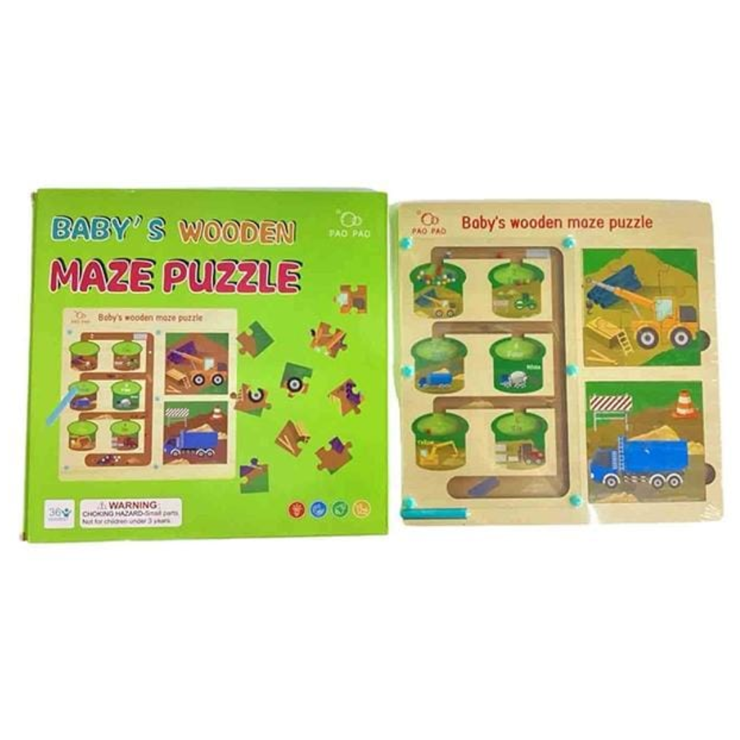 Wooden Maze Puzzle
