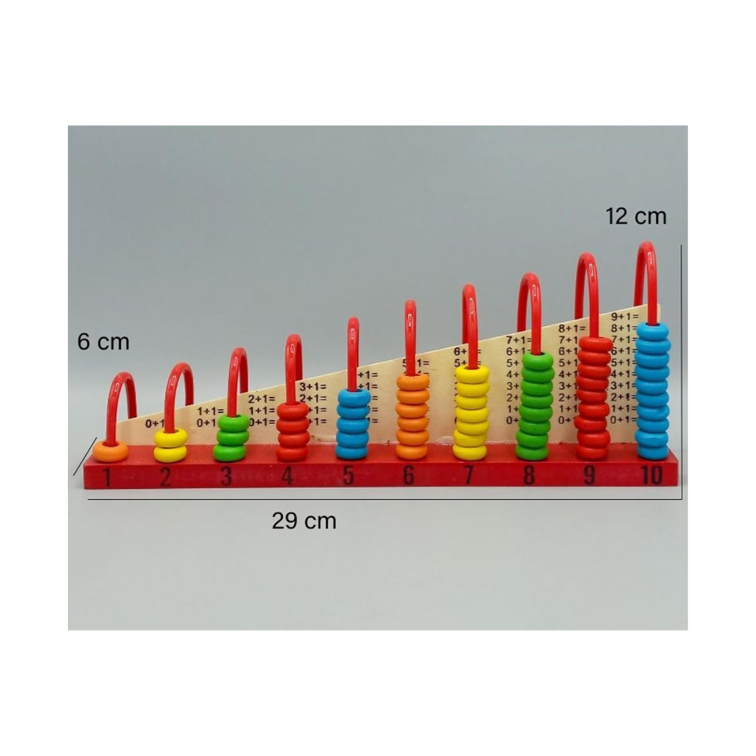 Wooden Abacus Calculation Shelf