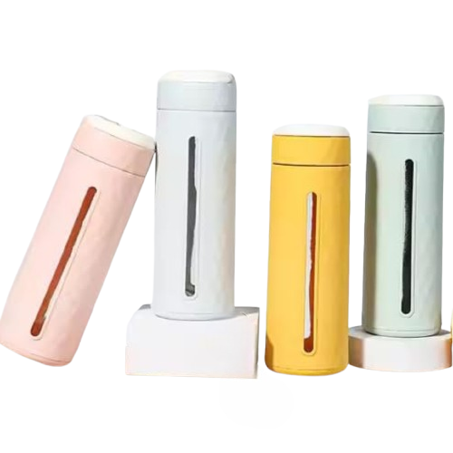 Glass Bottle with  Mobile Phone Holder (1pc) - 420ml