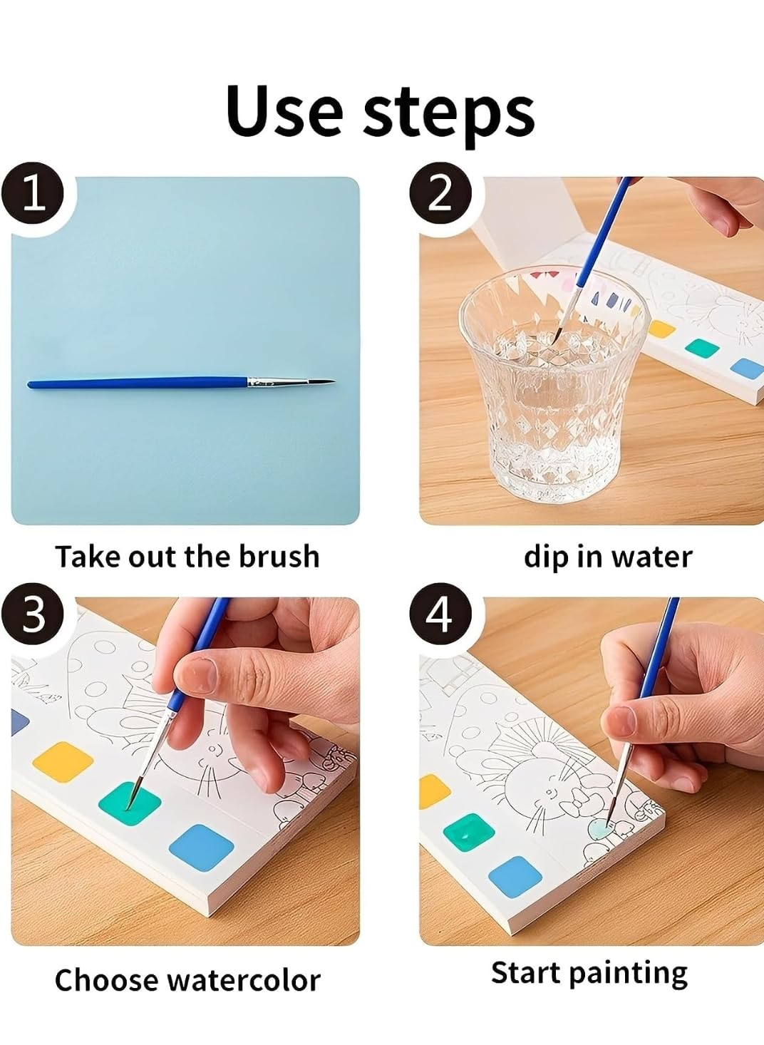 Watercolor Painting Book (1pc)
