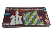 2 in 1 chess with snakes ladders