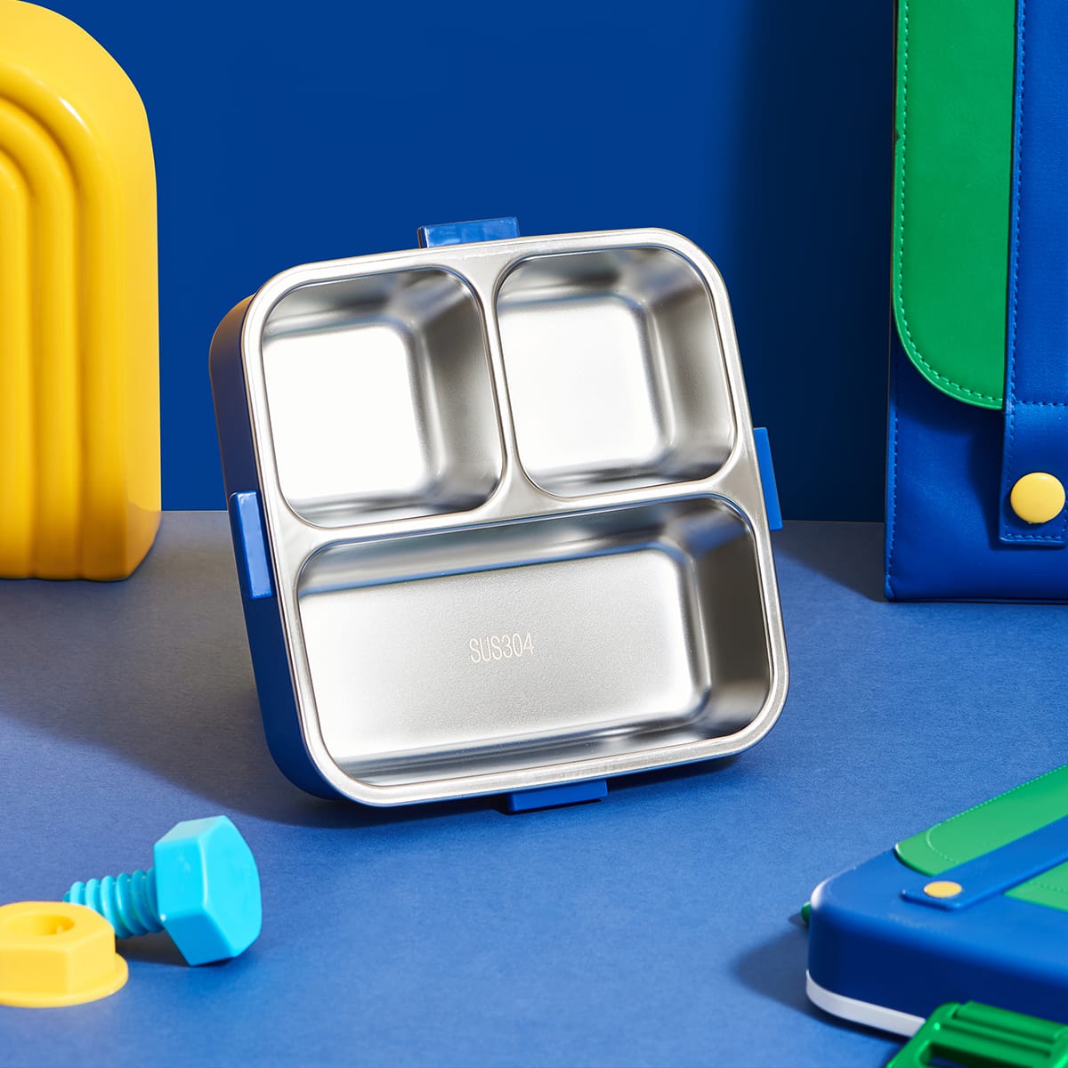 3 Partition Mario Bento Lunch Box (750ml)