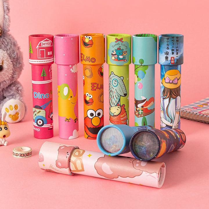 SAMVARDHAN 1pcs Magic Kaleidoscopes Toy for Kids Adults 3D Mirror Lens Kaleidoscope Party Favors Stretchable & Rotate...