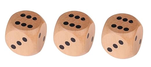 Wooden Big Dice (1pc)