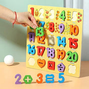 Wooden Number Puzzles