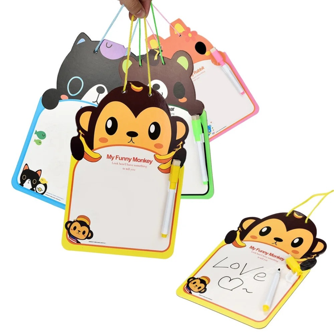 Writing board with marker (1pc)