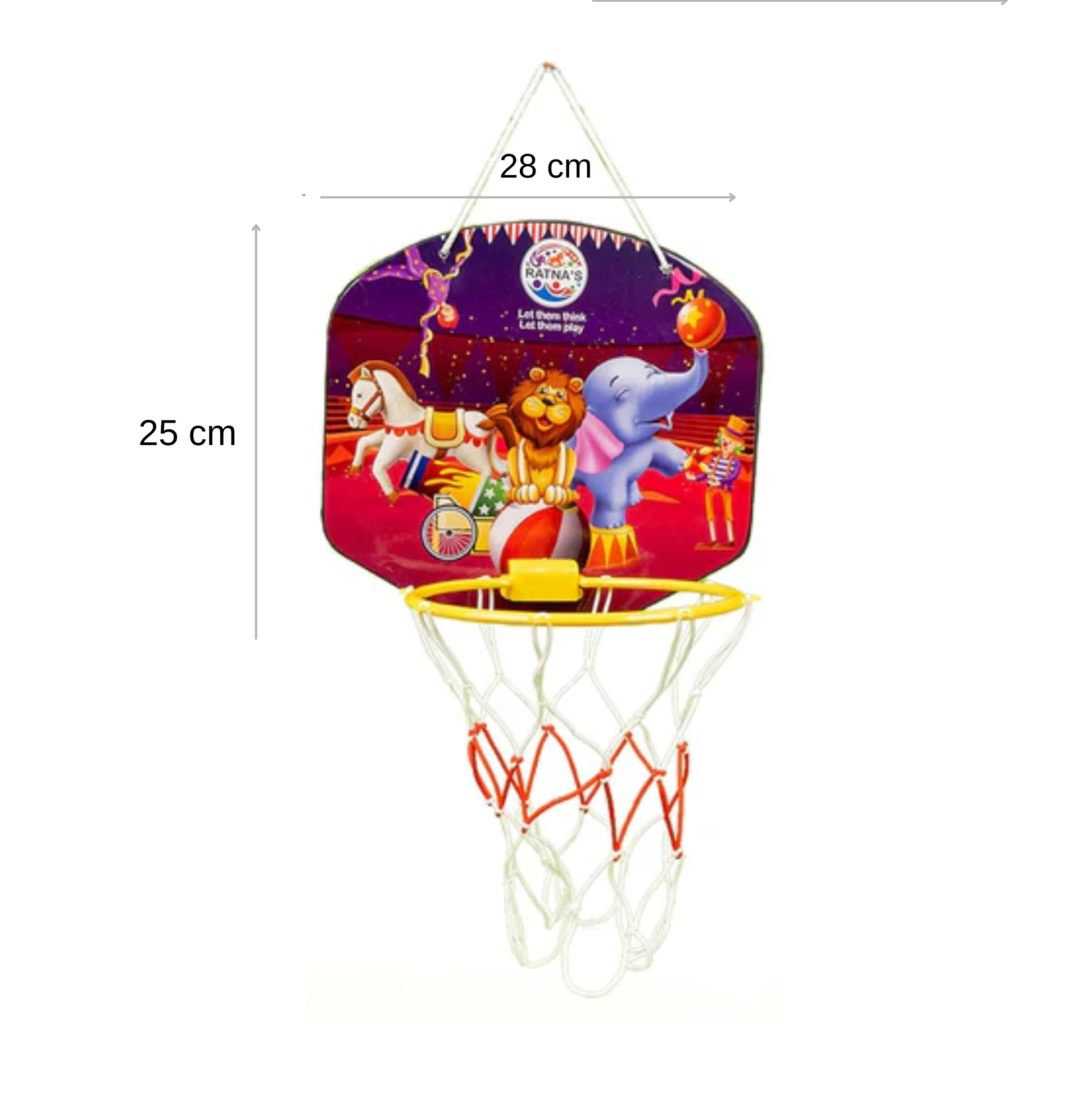 Cartoon Basketball- Circus
