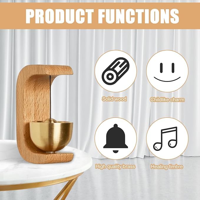 Wooden Door Bell